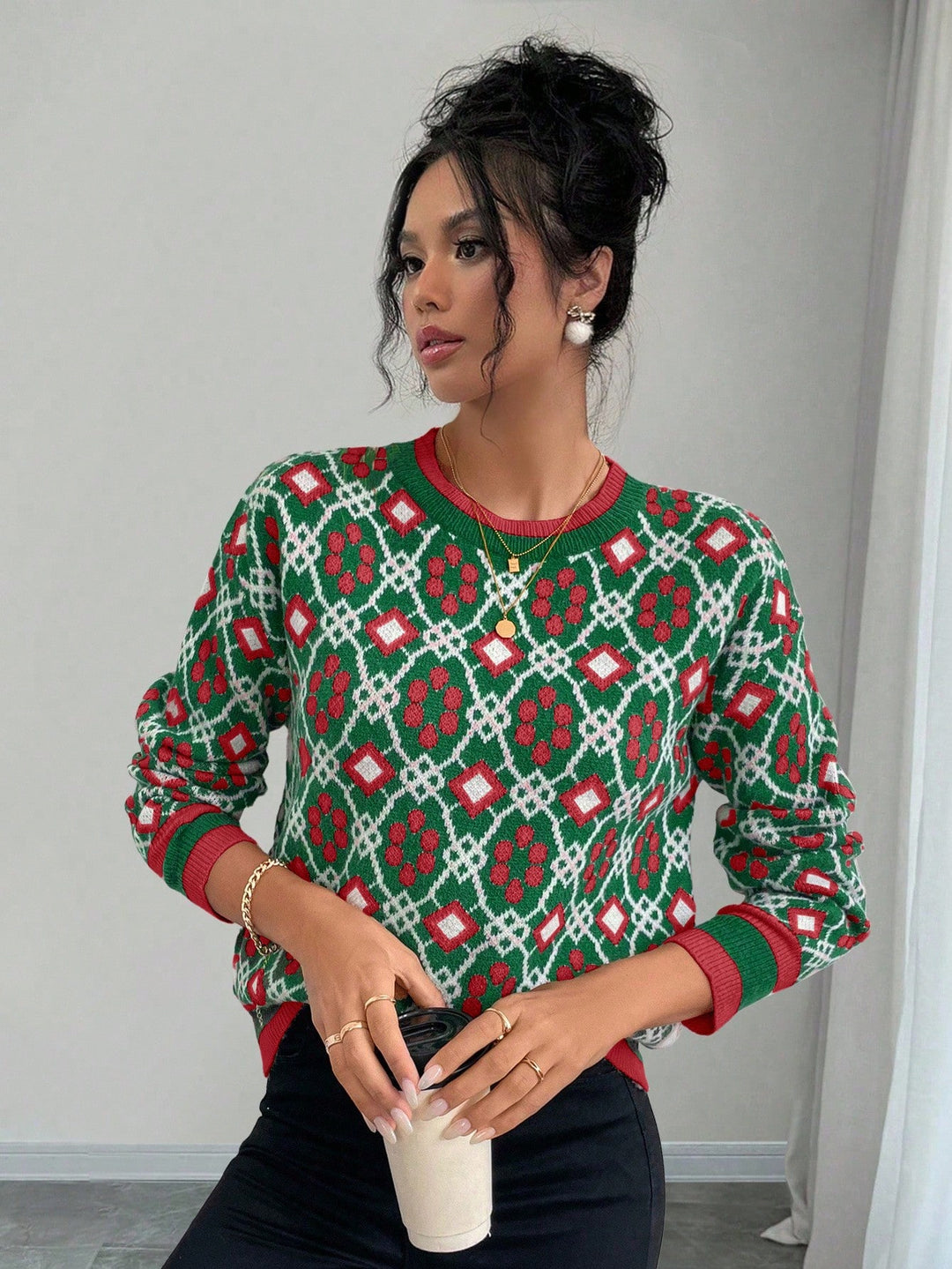 Pulover SHEIN, mix culori