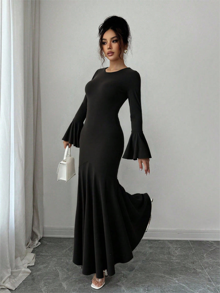 Rochie maxi SHEIN, negru