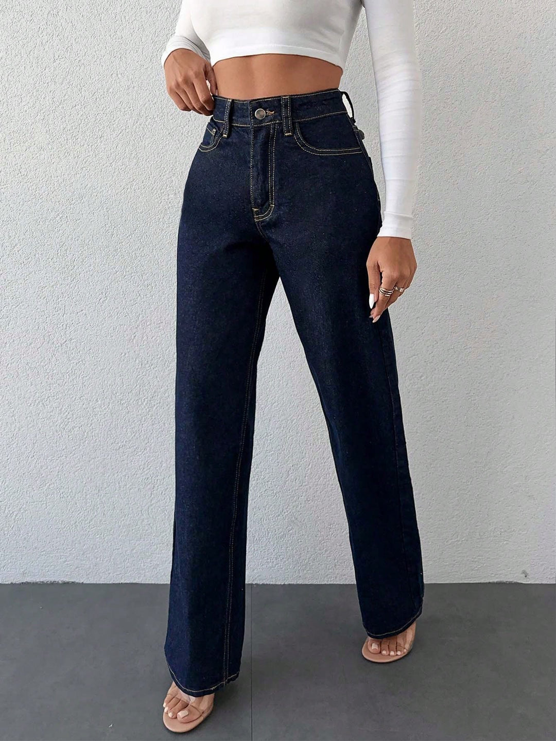 Jeans SHEIN, albastru