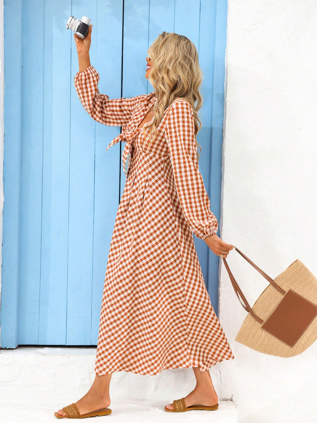 Rochie maxi SHEIN, mix culori