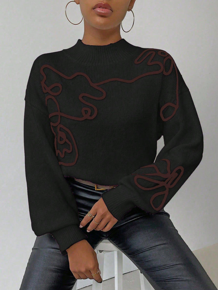 Pulover SHEIN, negru