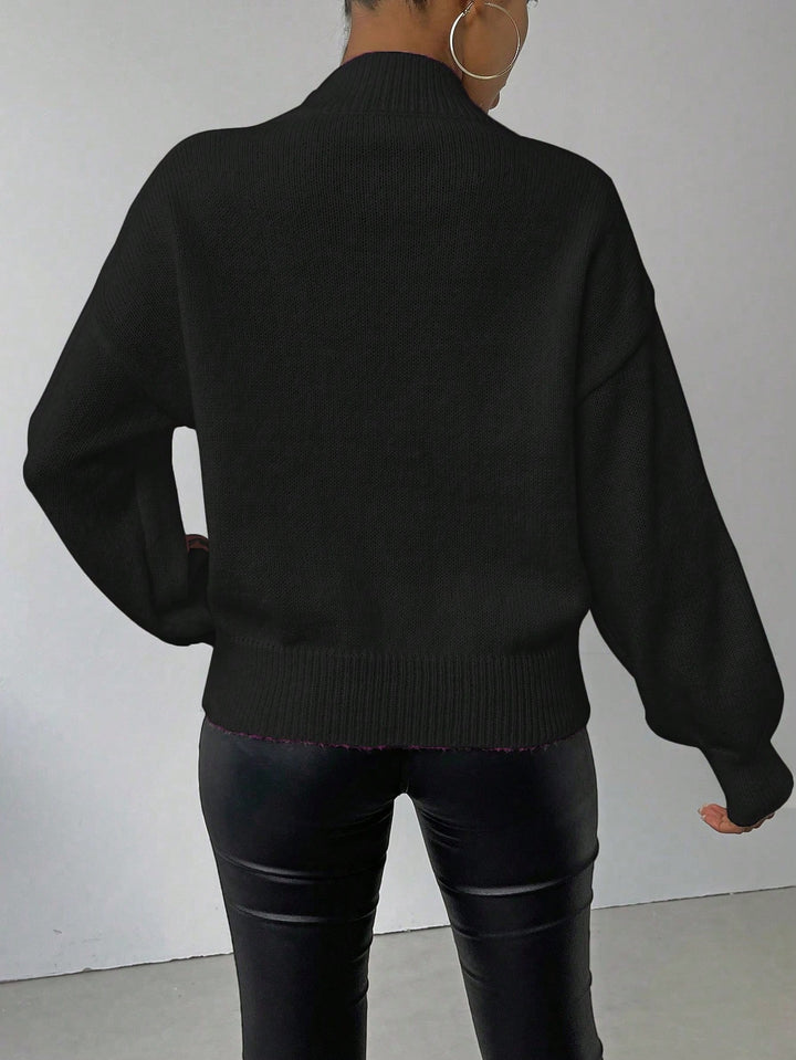 Pulover SHEIN, negru