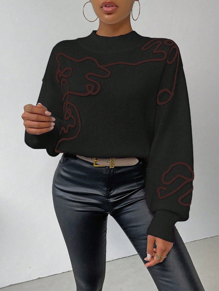 Pulover SHEIN, negru