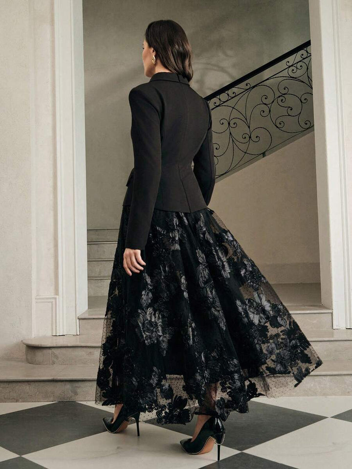 Rochie midi SHEIN, negru