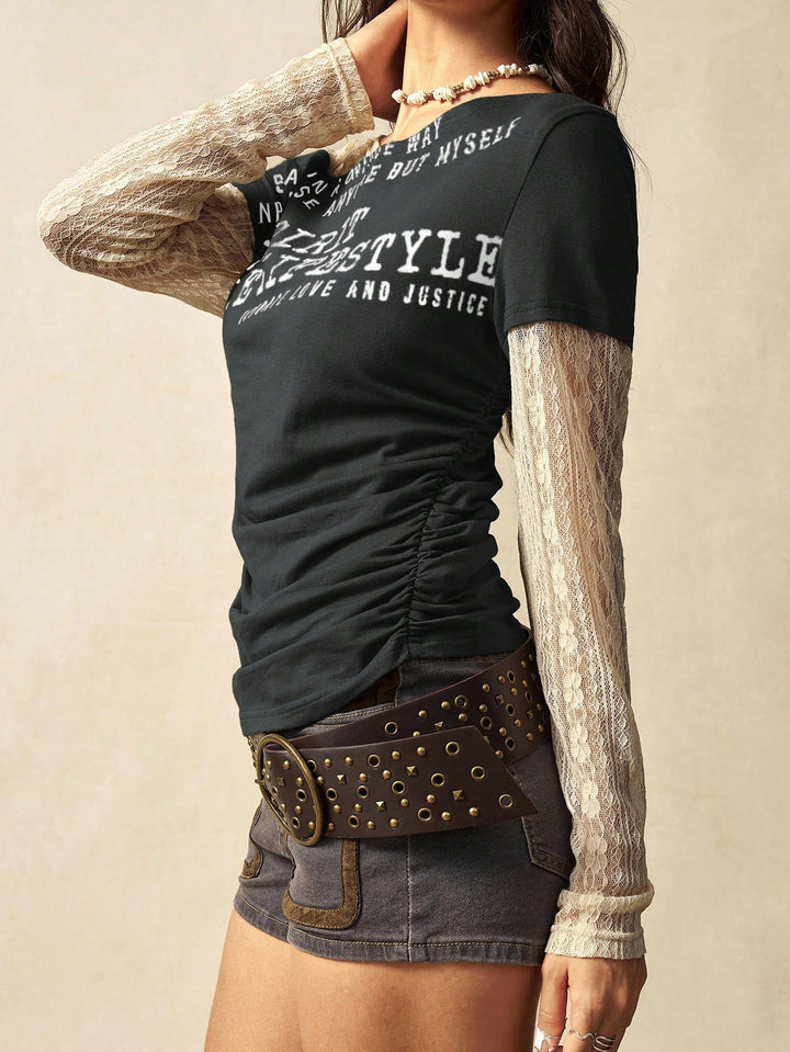 Top SHEIN, gri
