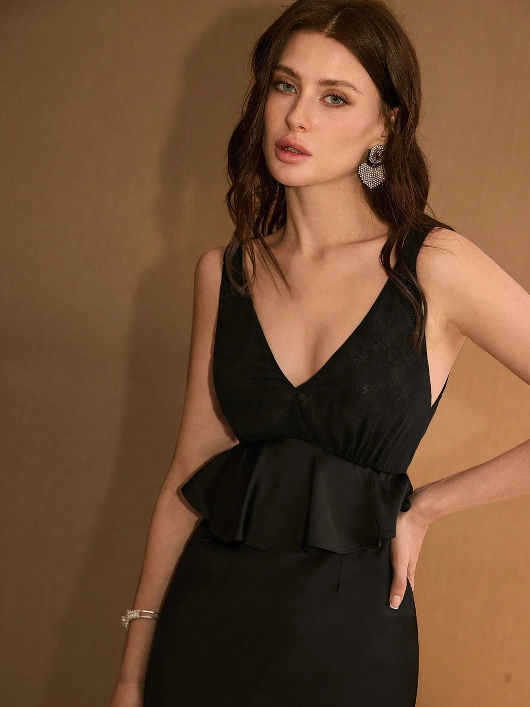 Rochie maxi SHEIN, negru