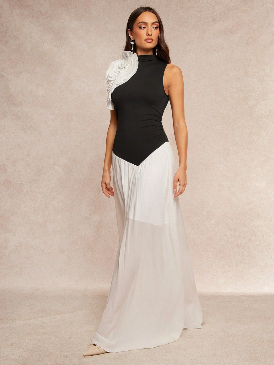 Rochie maxi SHEIN, negru