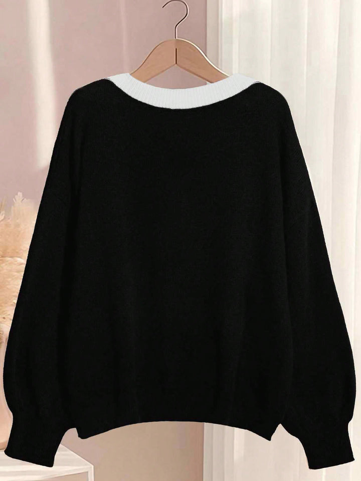 Pulover SHEIN, negru