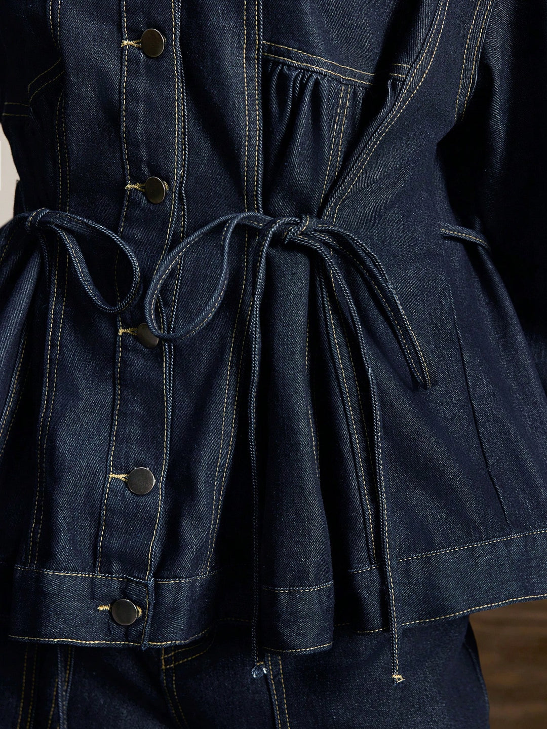 Jachetă din denim SHEIN, albastru