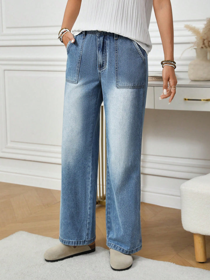 Jeans SHEIN, albastru