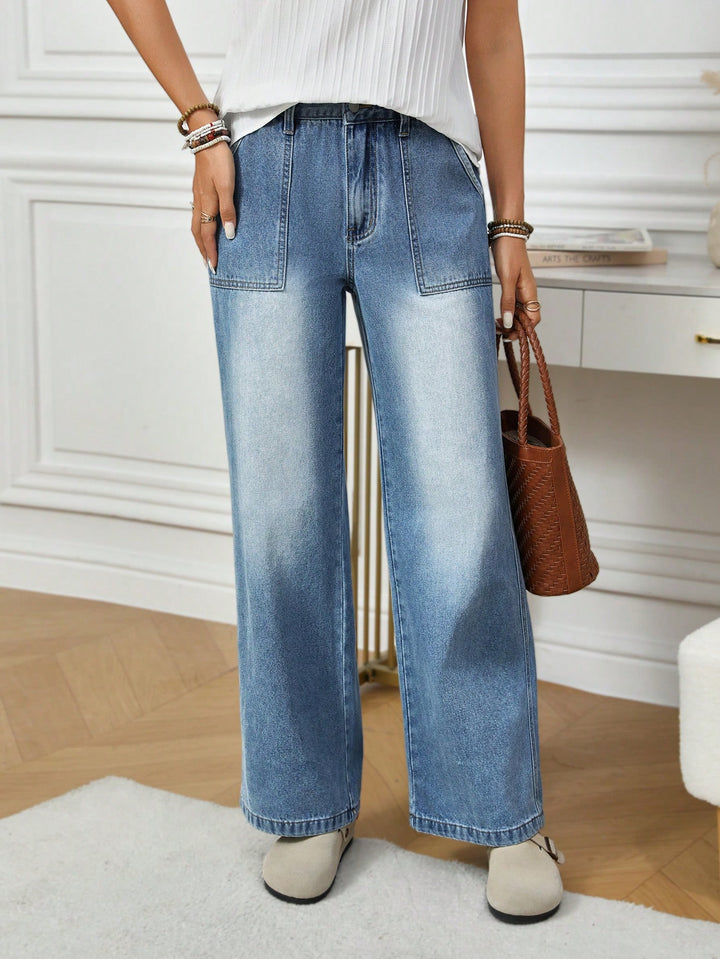 Jeans SHEIN, albastru