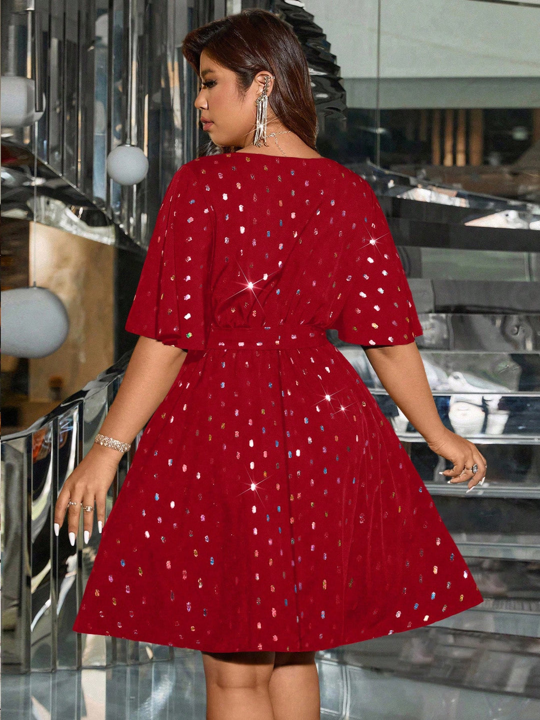 Rochie mini SHEIN, roșu
