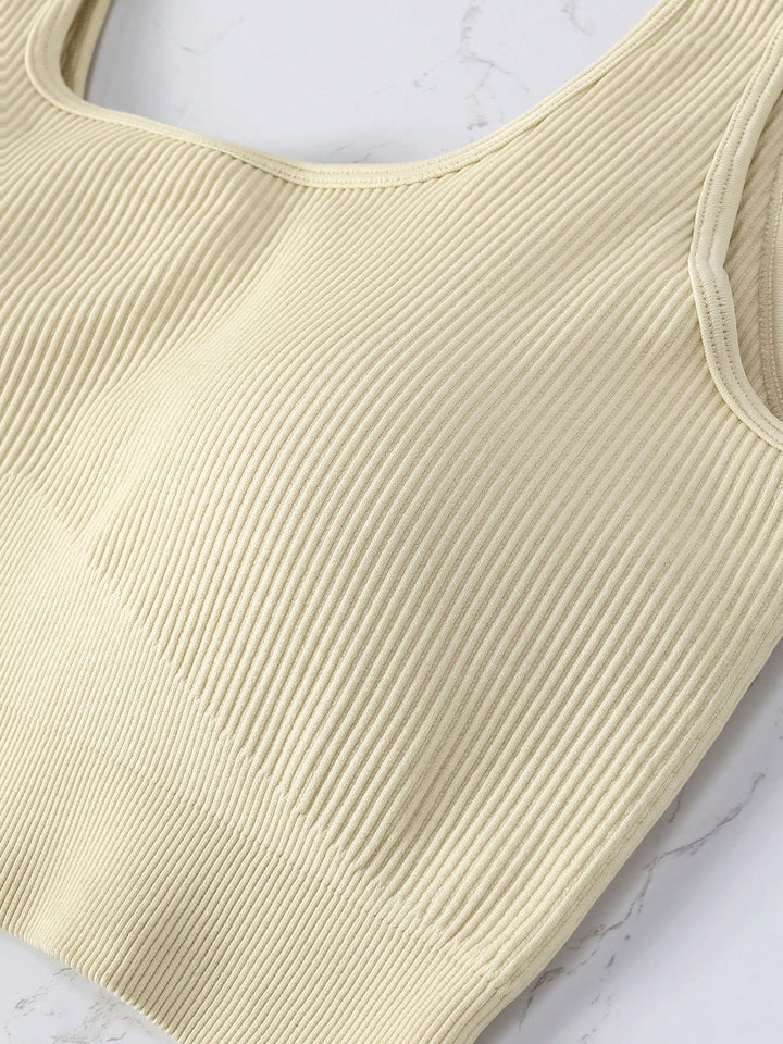 Sutien sport SHEIN, auriu