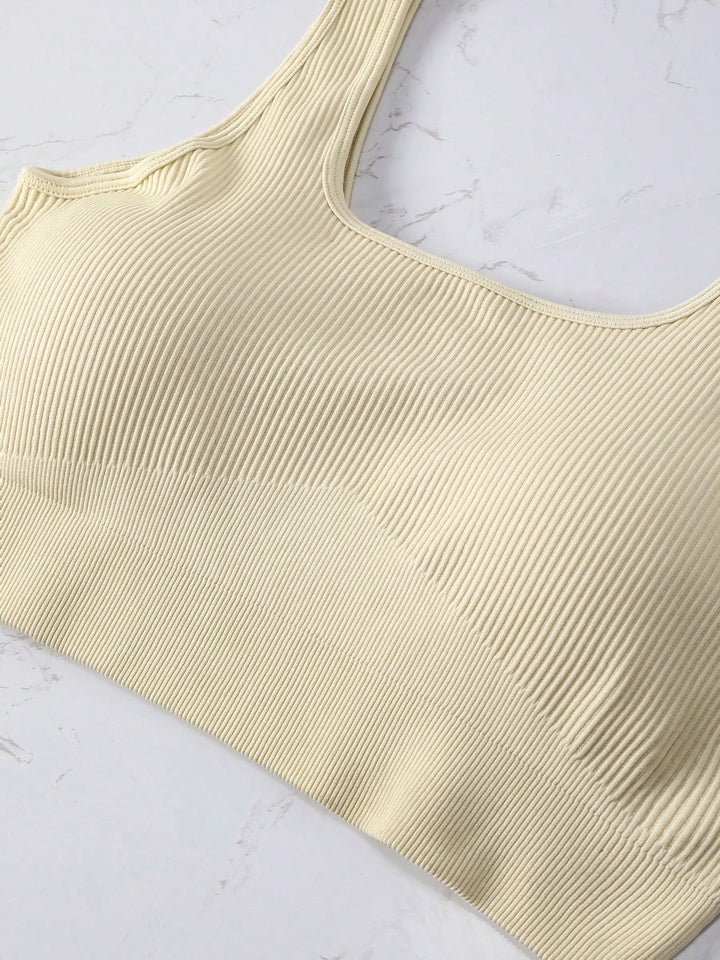 Sutien sport SHEIN, auriu