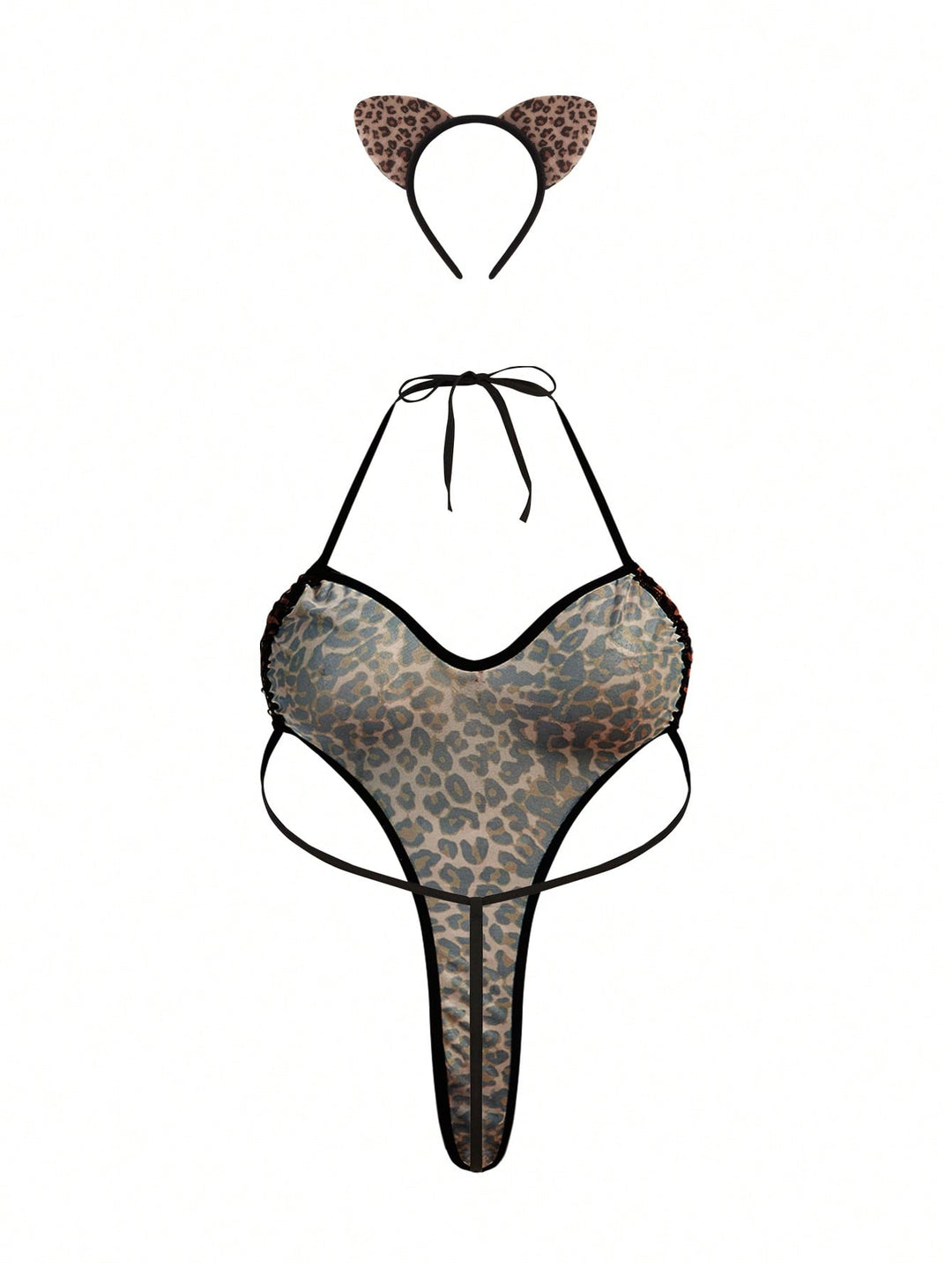 Costum tip catsuit SHEIN, mix culori