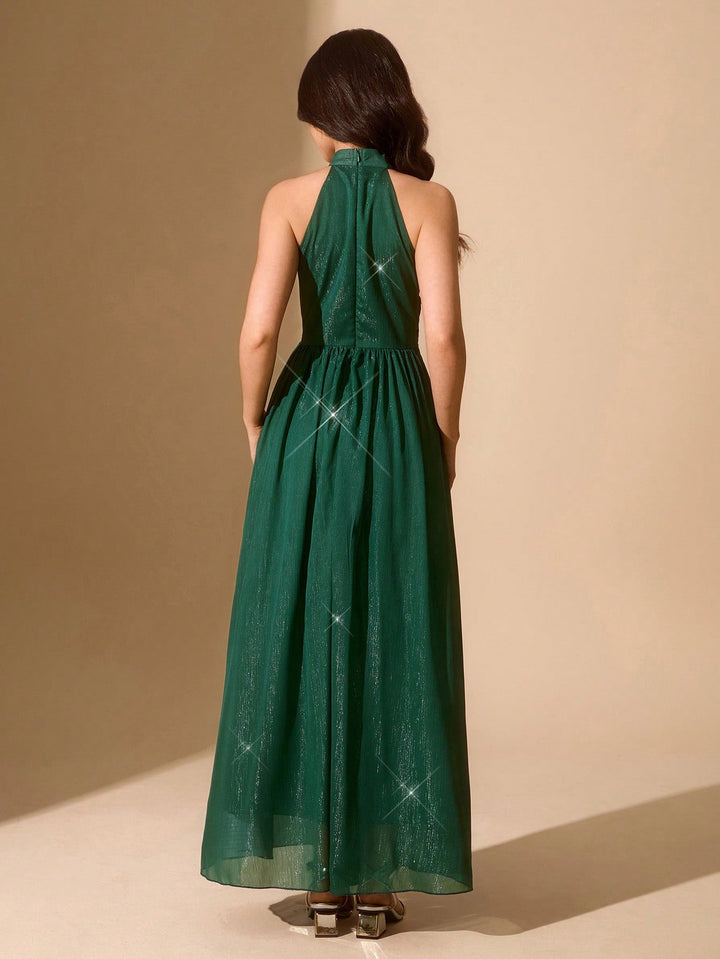 Rochie de petrecere SHEIN, verde
