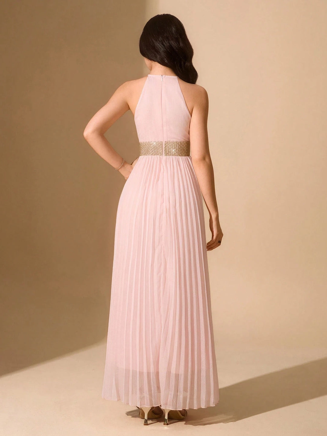 Rochie maxi SHEIN, roz