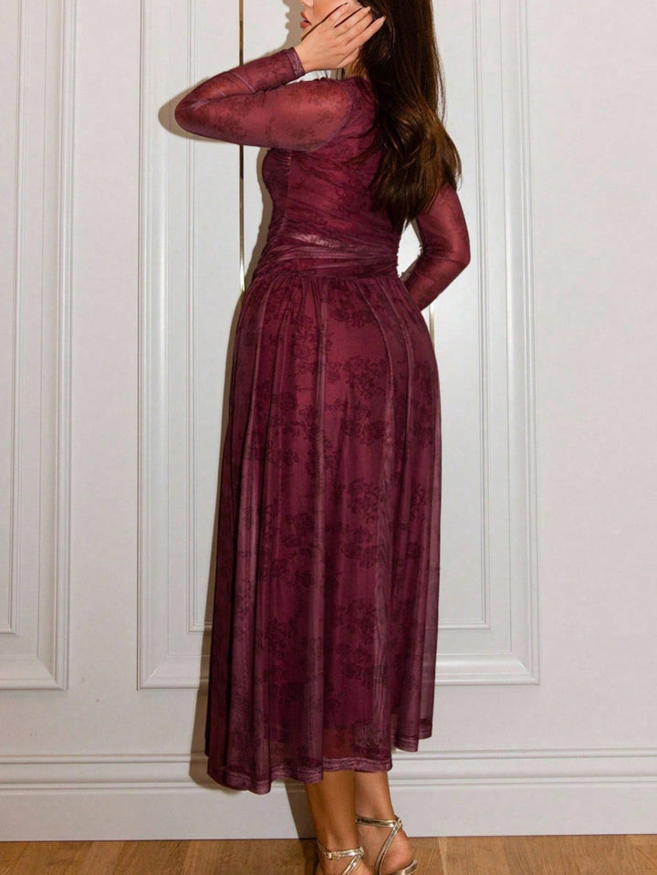 Rochie SHEIN, vișiniu