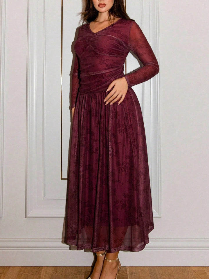 Rochie SHEIN, vișiniu