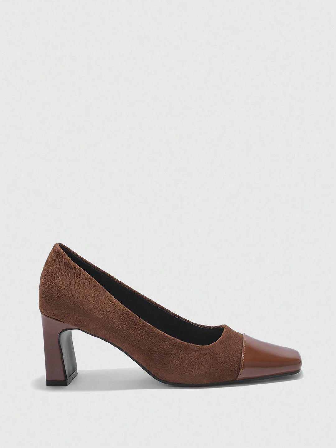 Pantofi cu toc SHEIN, maro