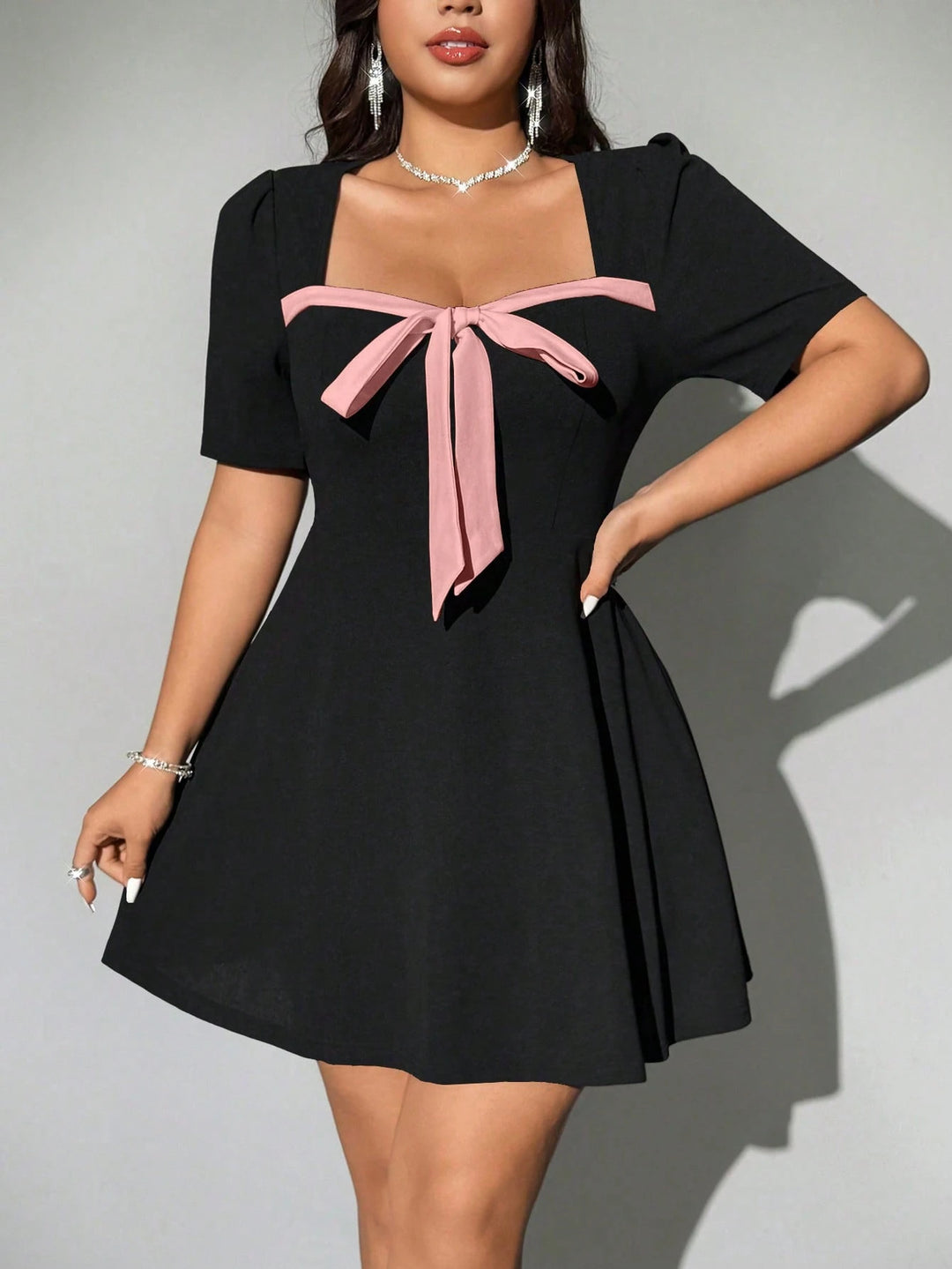 Rochie mini SHEIN, negru