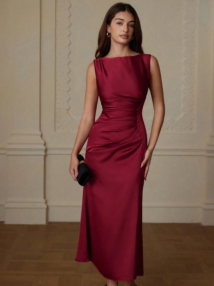 Rochie maxi SHEIN, vișiniu