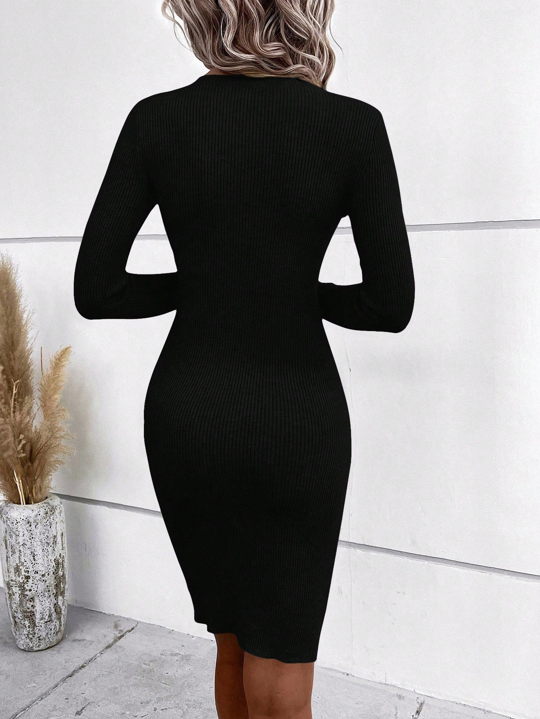 Rochie midi SHEIN, negru