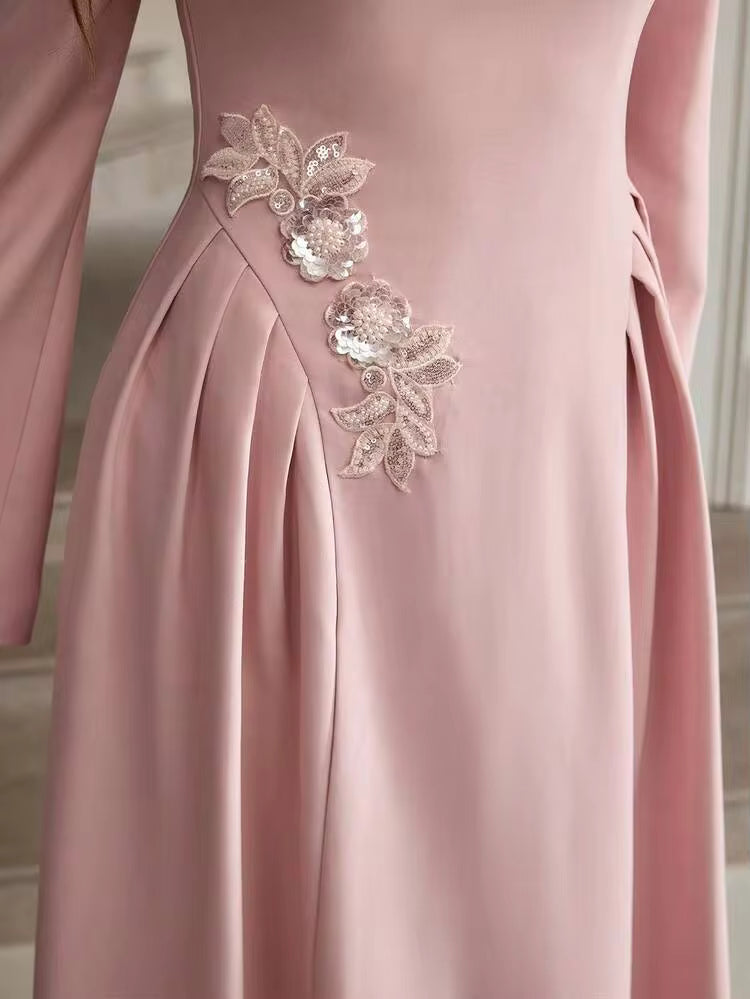 Rochie maxi SHEIN, roz