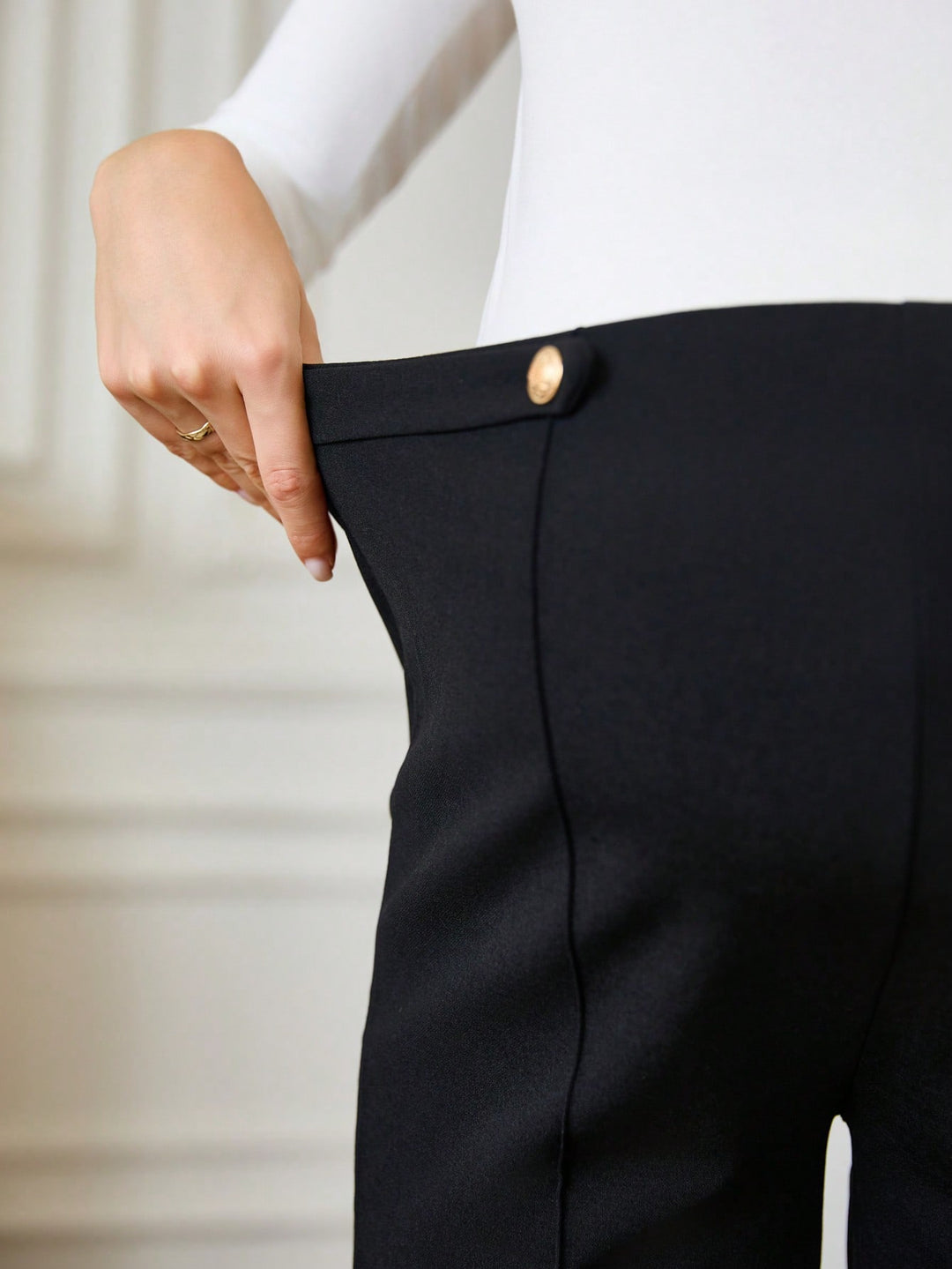 Pantaloni SHEIN, negru