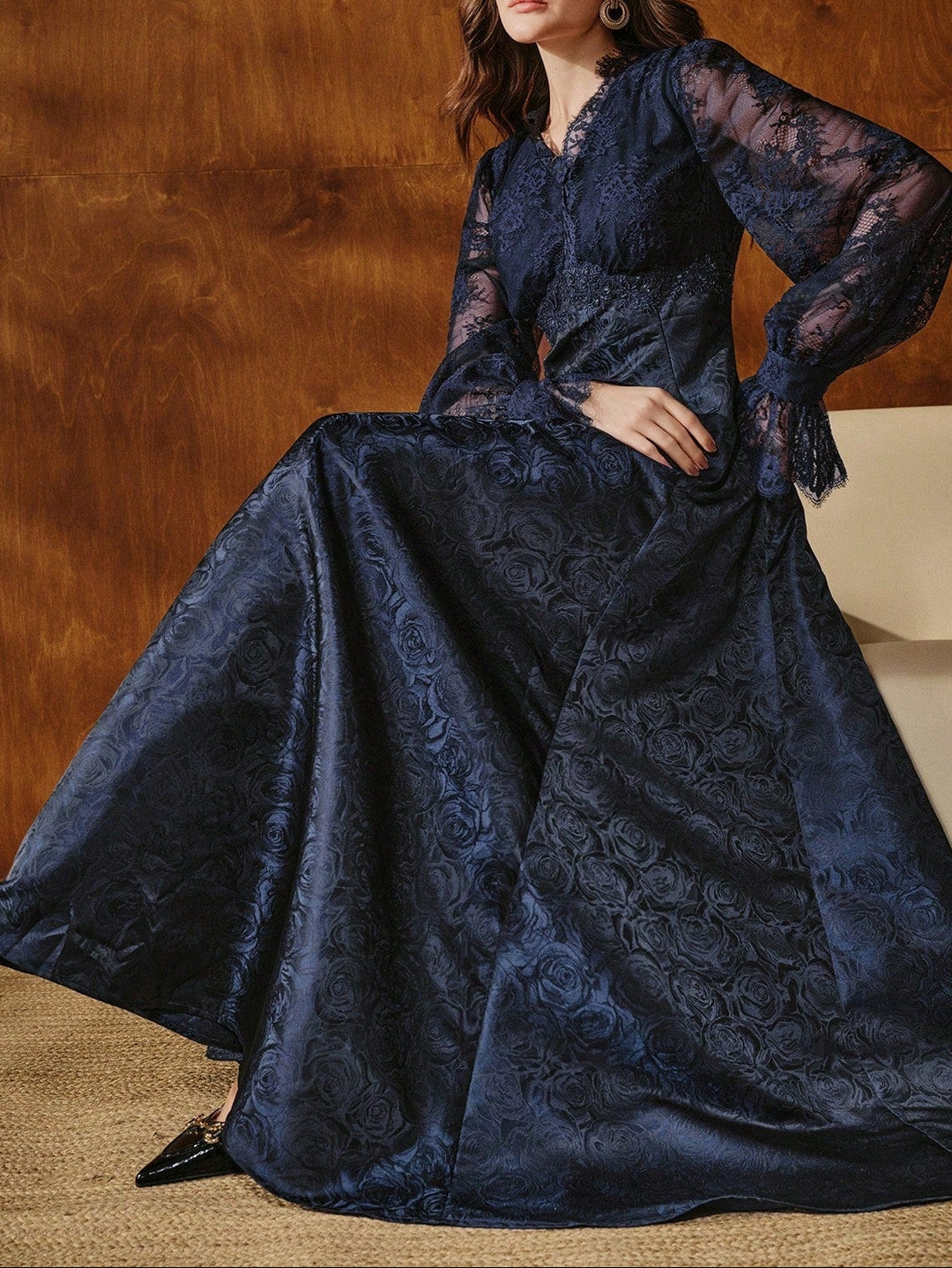 Rochie maxi SHEIN, albastru