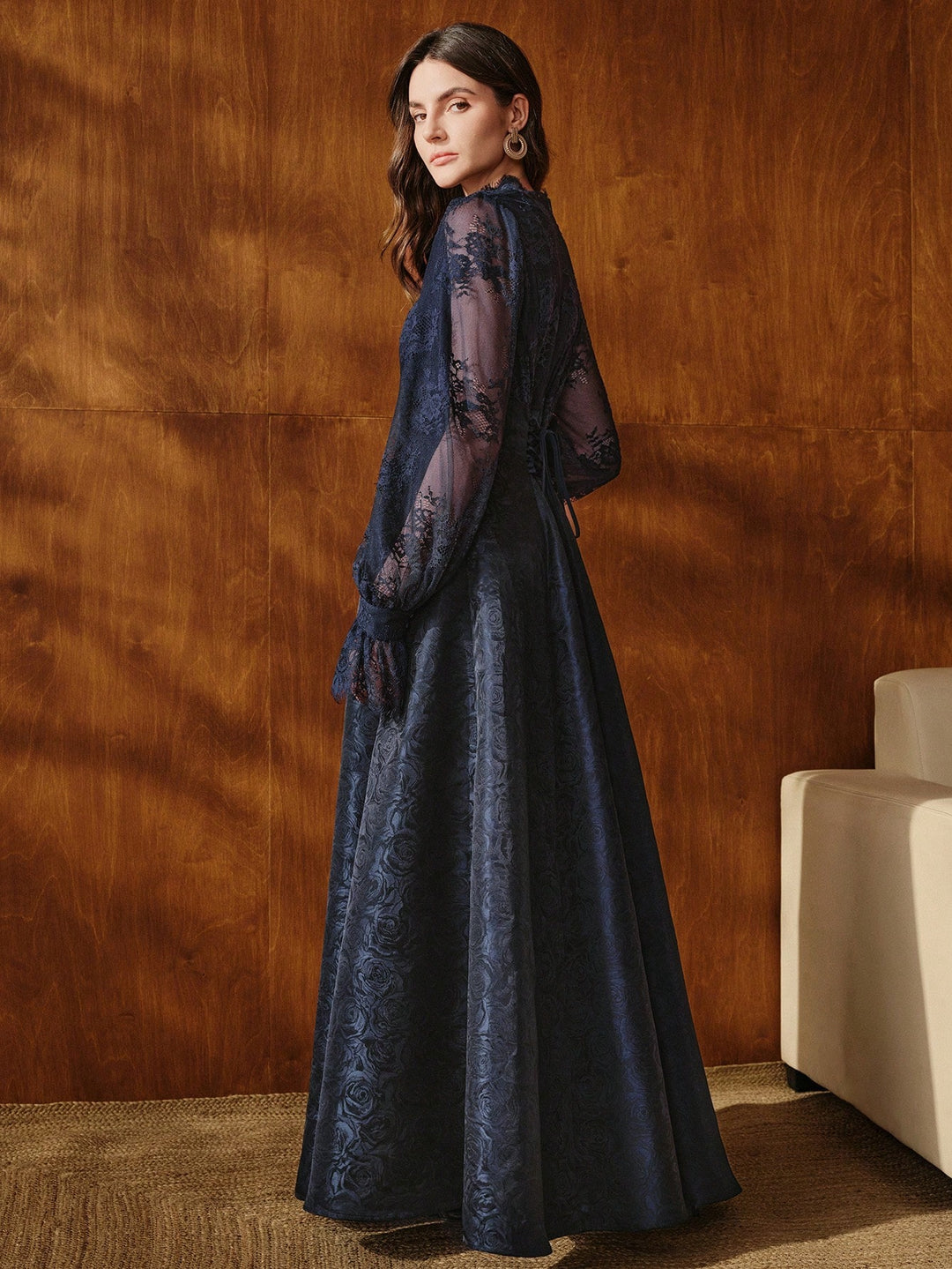 Rochie maxi SHEIN, albastru