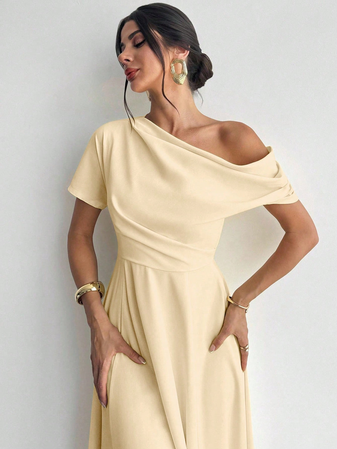 Rochie maxi SHEIN, portocaliu