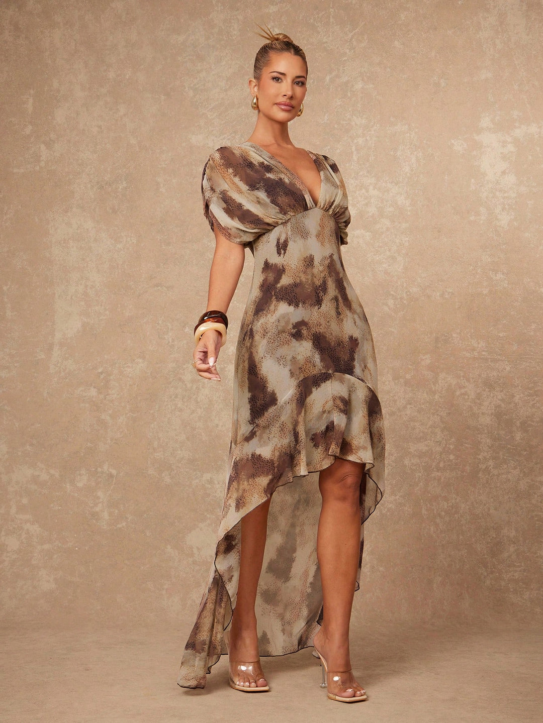 Rochie maxi SHEIN, mix culori