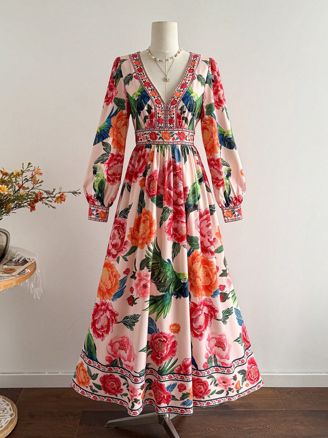 Rochie maxi SHEIN, roz