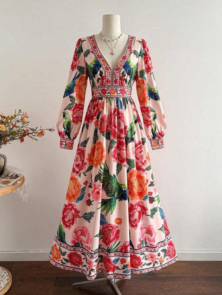 Rochie maxi SHEIN, roz