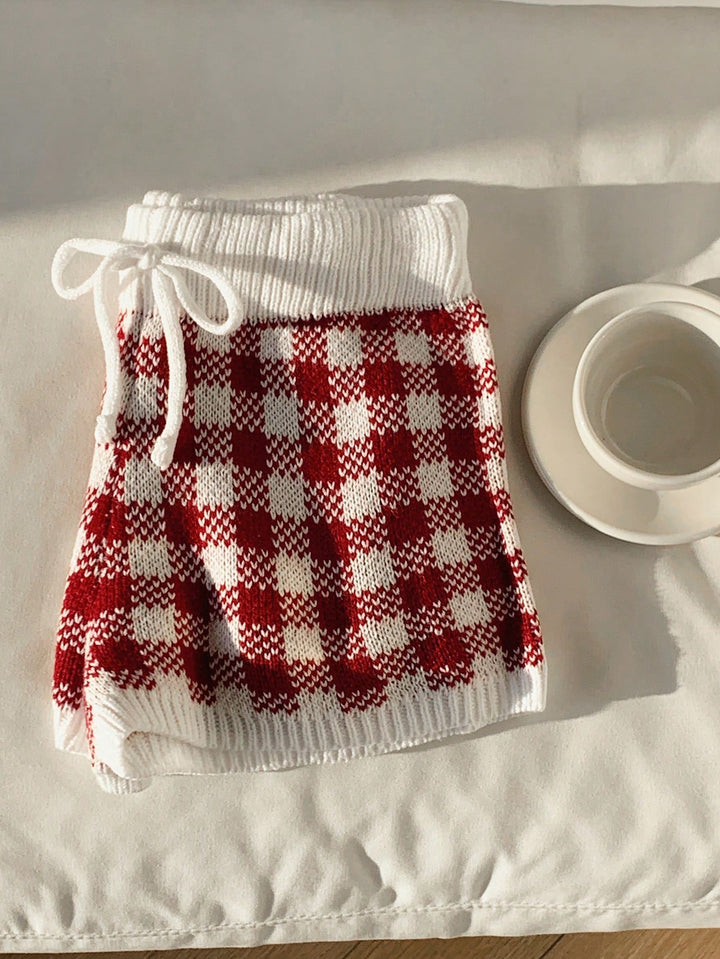 Pantaloni SHEIN, roșu