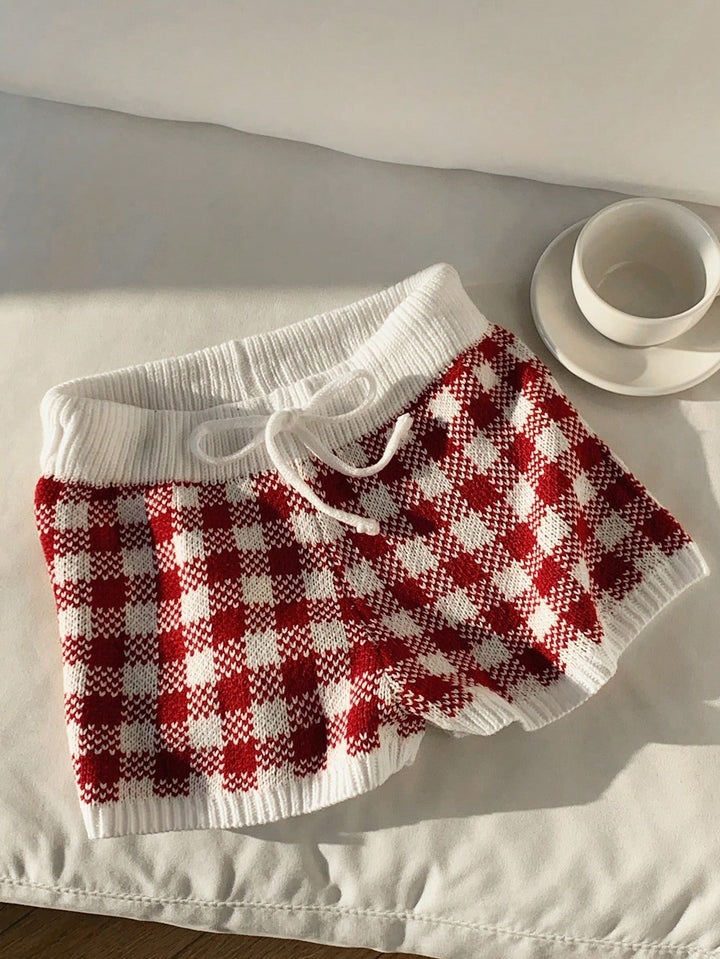 Pantaloni SHEIN, roșu