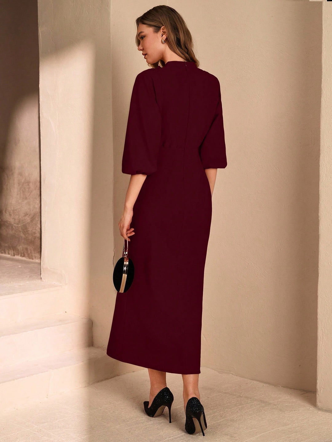 Rochie maxi SHEIN, vișiniu