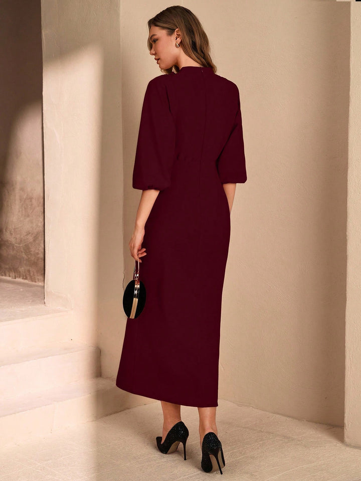 Rochie maxi SHEIN, vișiniu