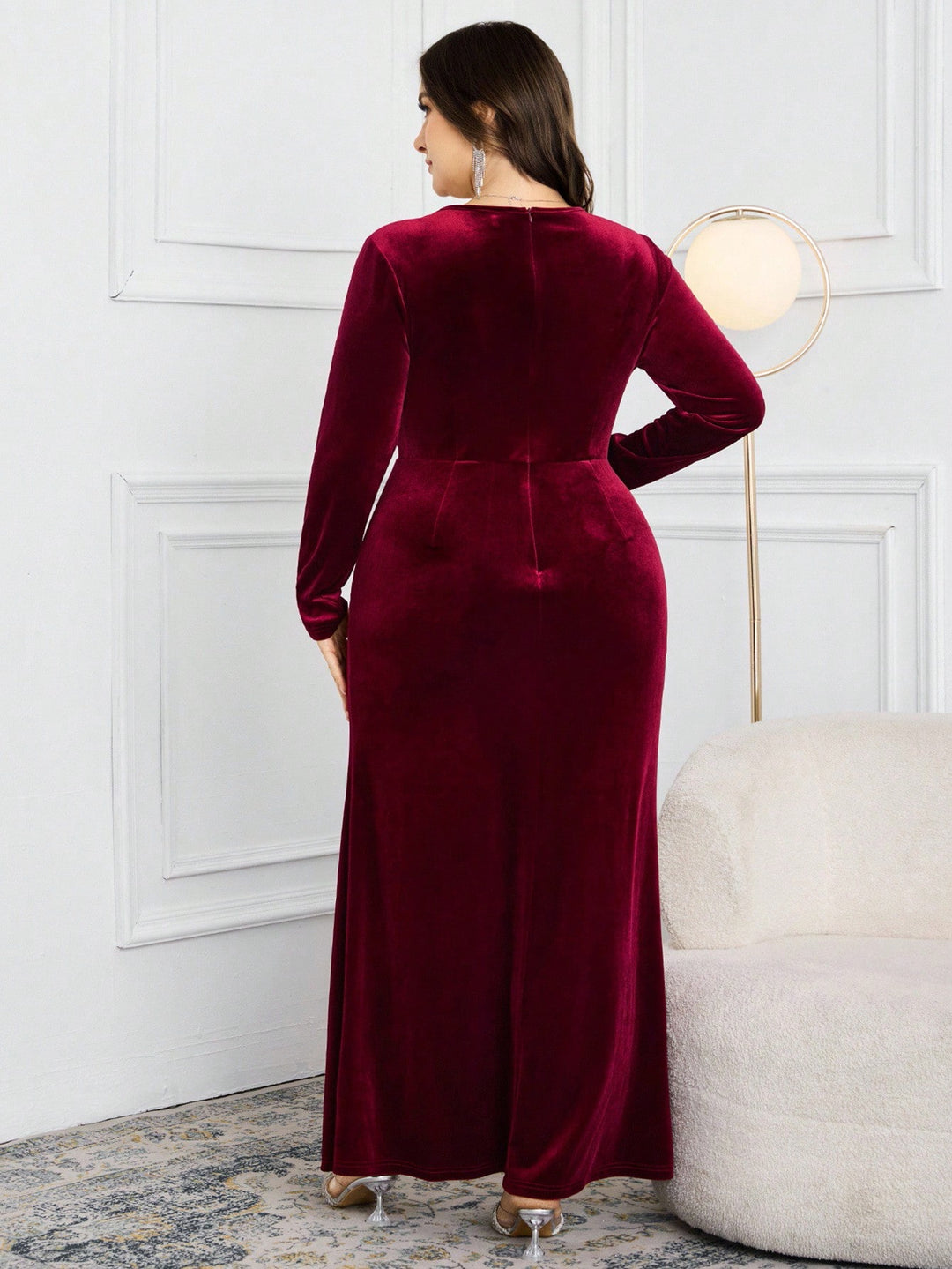 Rochie SHEIN, vișiniu