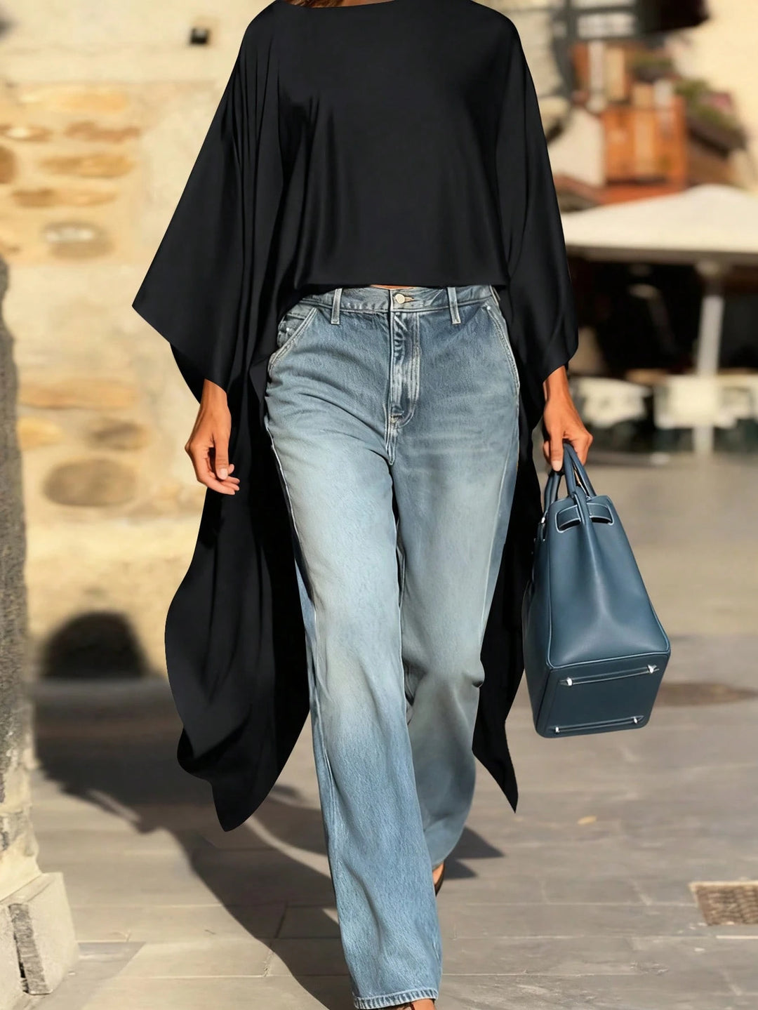 Top SHEIN, negru