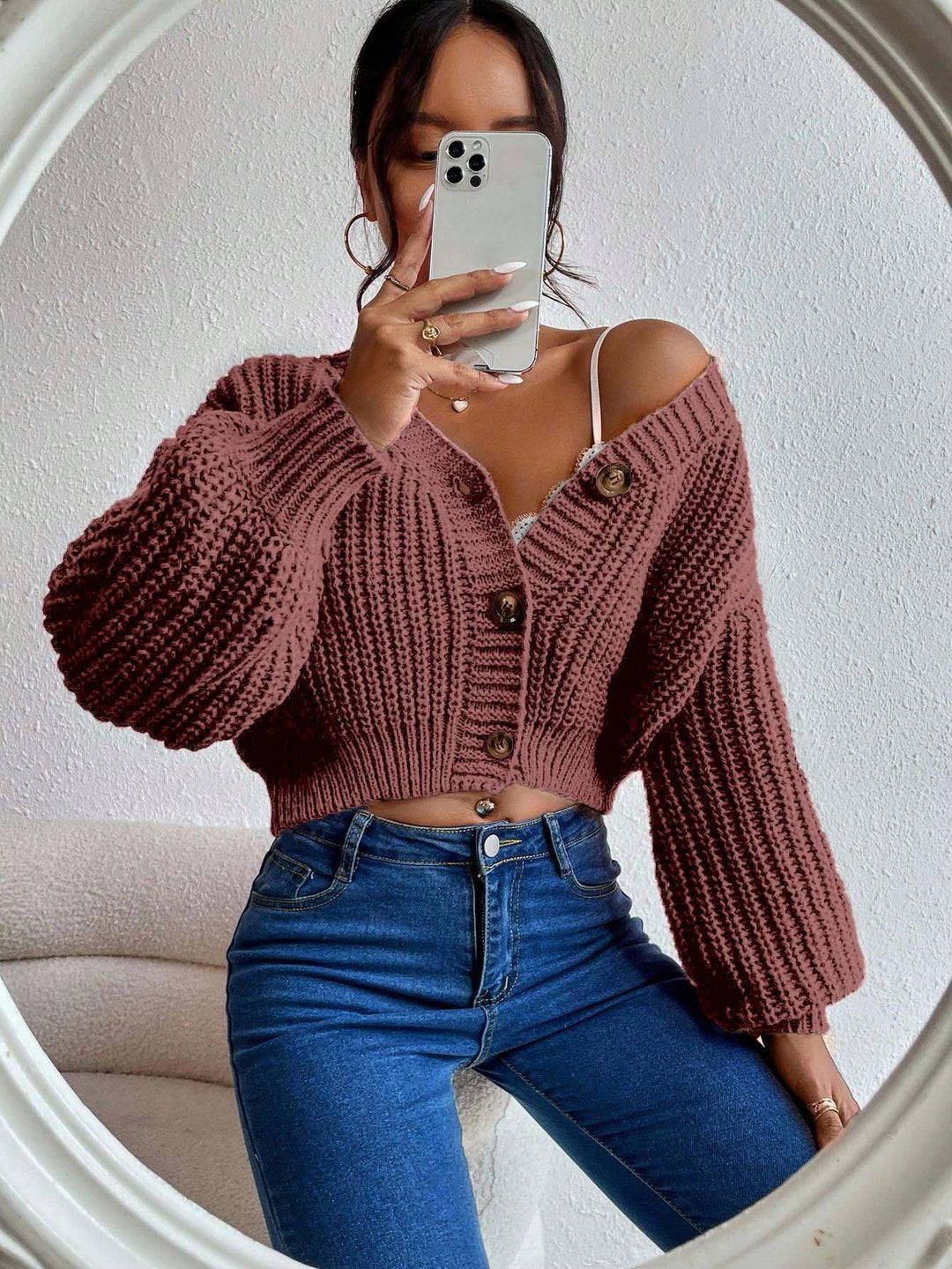 Cardigan SHEIN, roz