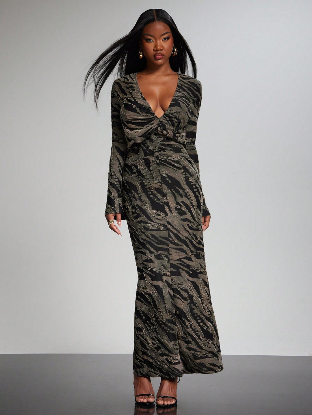 Rochie maxi SHEIN, mix culori