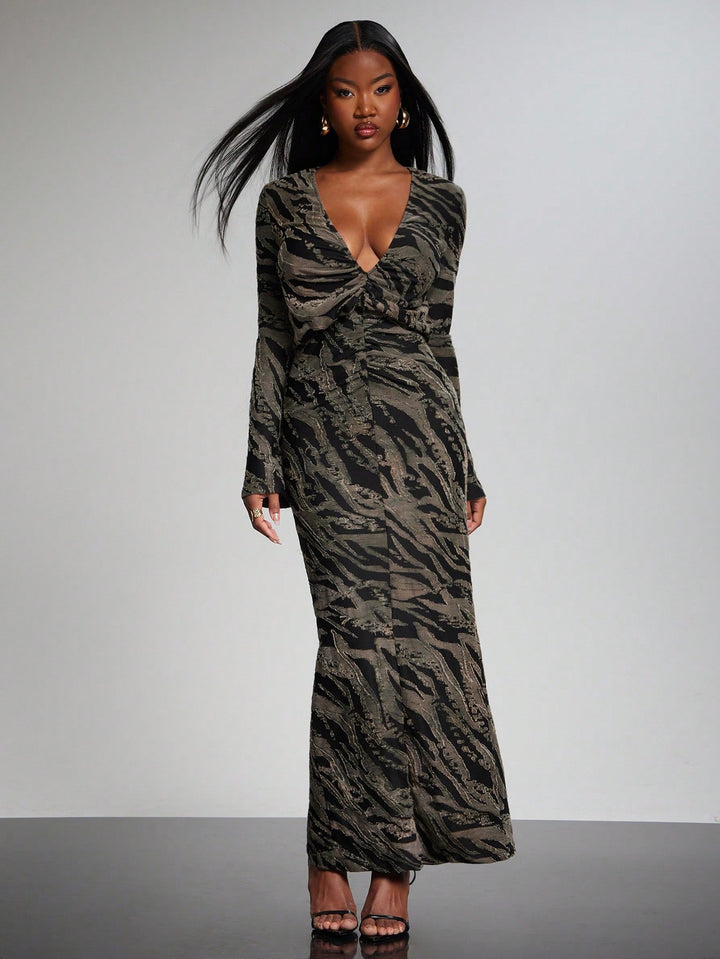 Rochie maxi SHEIN, mix culori