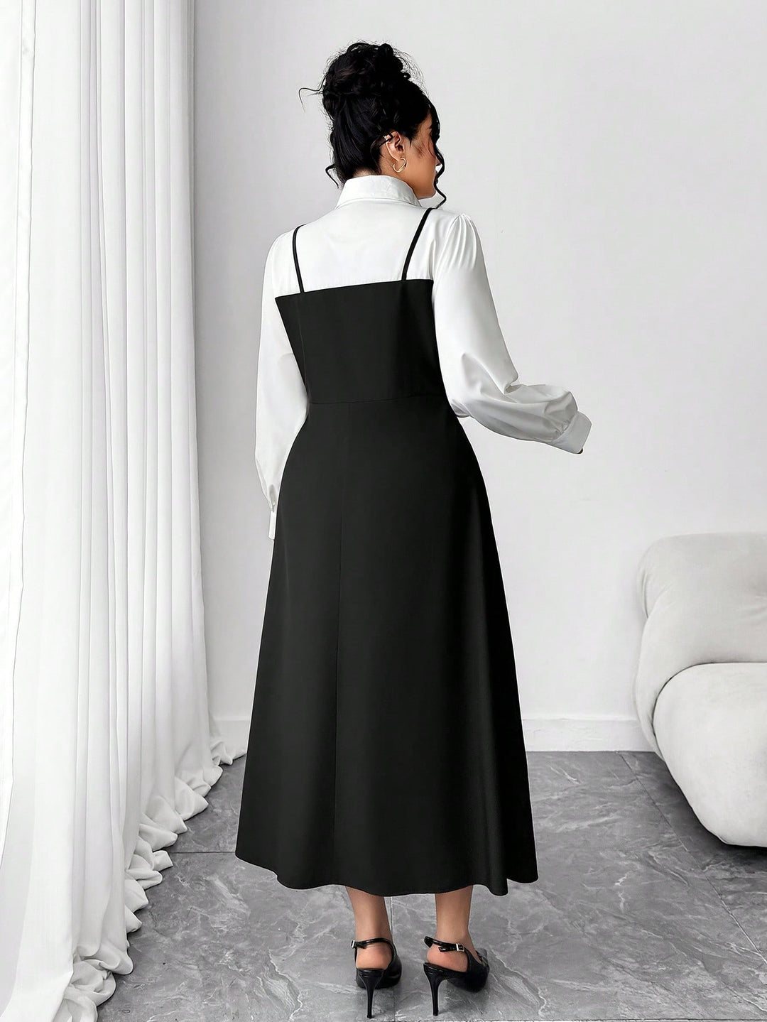Rochie maxi SHEIN, mix culori