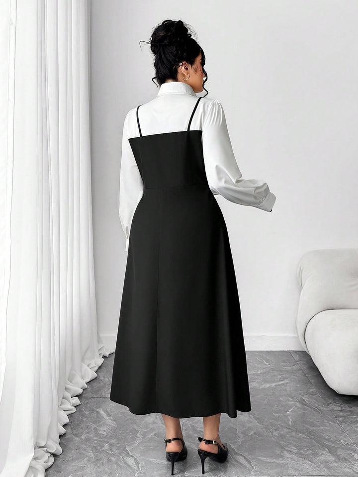 Rochie maxi SHEIN, mix culori