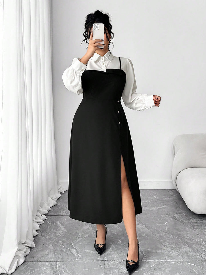 Rochie maxi SHEIN, mix culori