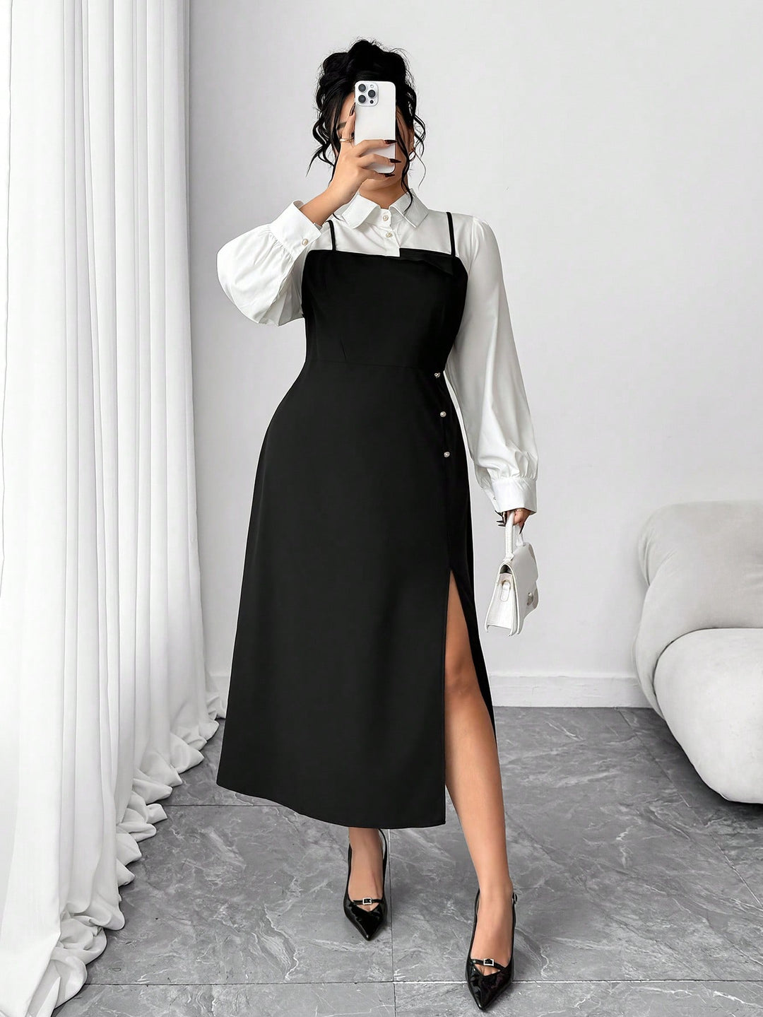 Rochie maxi SHEIN, mix culori