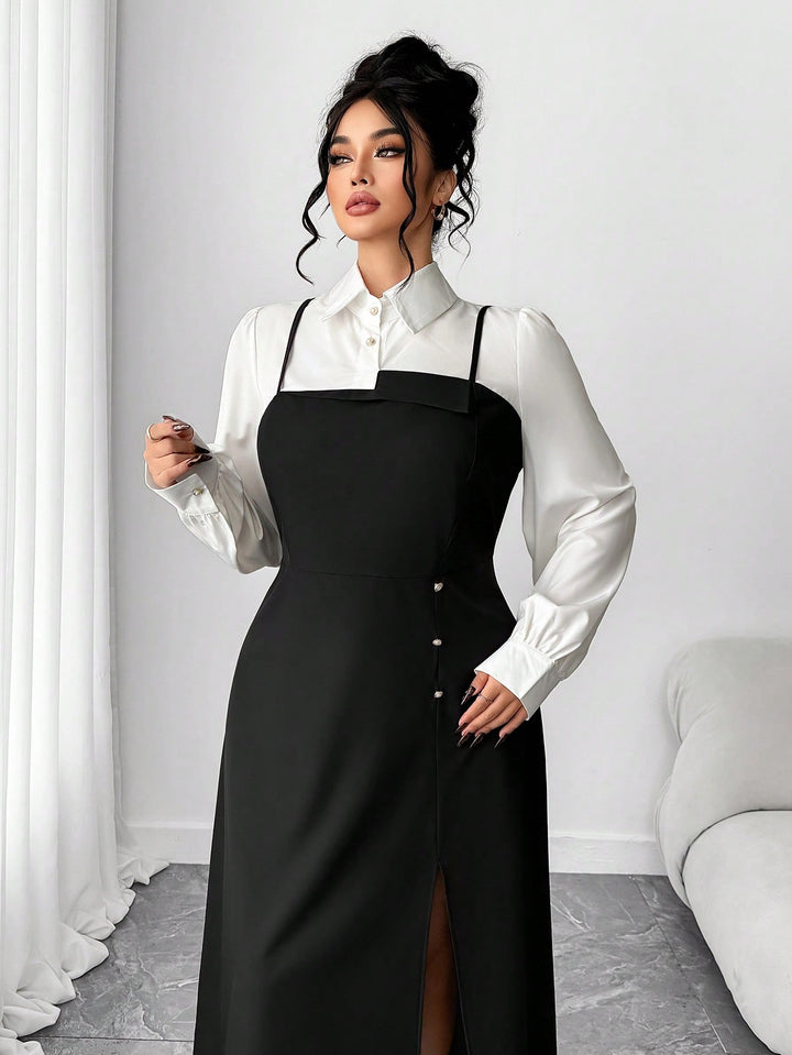 Rochie maxi SHEIN, mix culori
