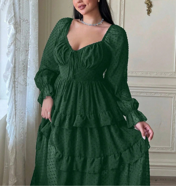 Rochie midi SHEIN, verde